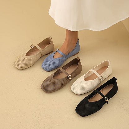 Rheira™ Elegant Mary Jane Ballet Flats for Women