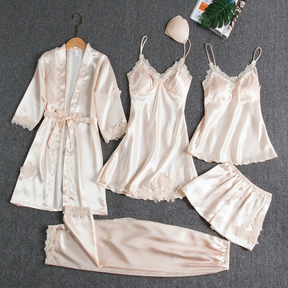 Rosmira™ Nocturno Satin Luminous Set Five Pieces