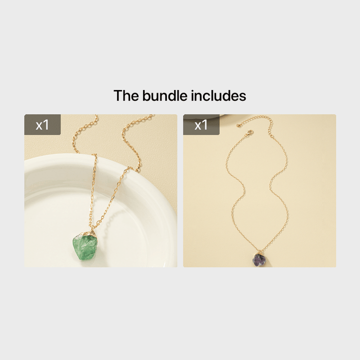 Taria™ Minimalist Necklace with Irregular Pendant Plated in 14K Gold