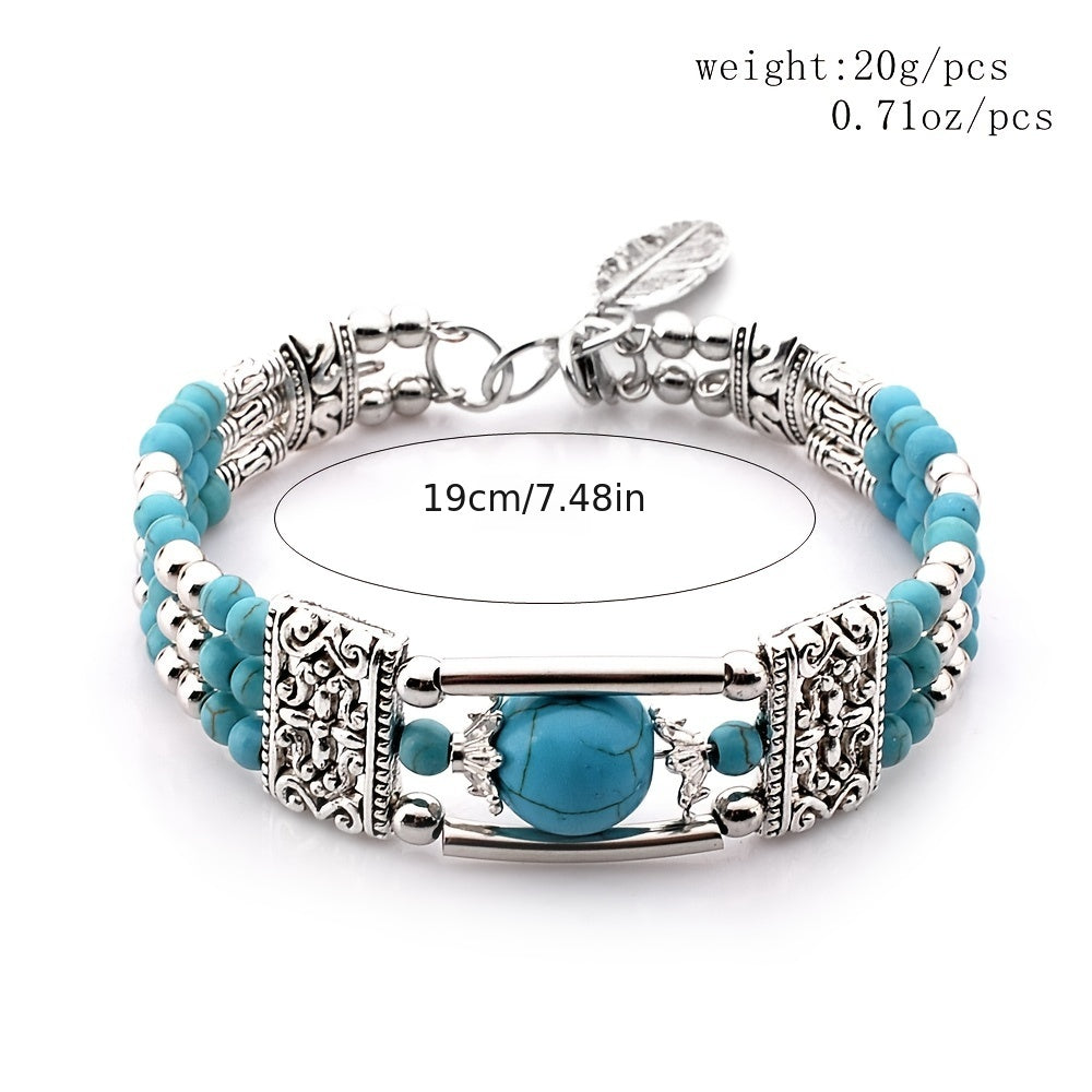 Jessae™ Natural Stone Bracelet with Artisan Style and Natural Energy