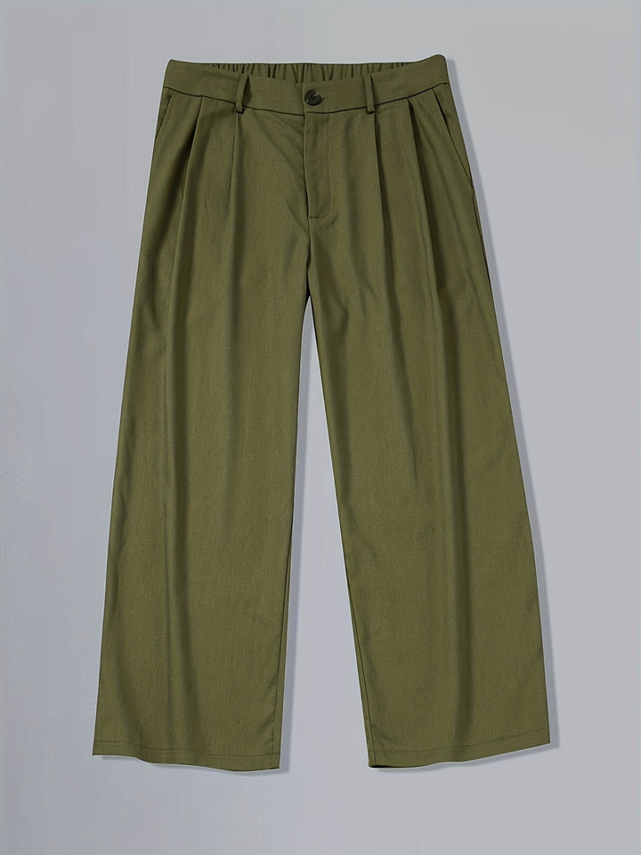 Vruxeth | Straight Leg Pants for Men with Relaxed Fit and Modern Style
