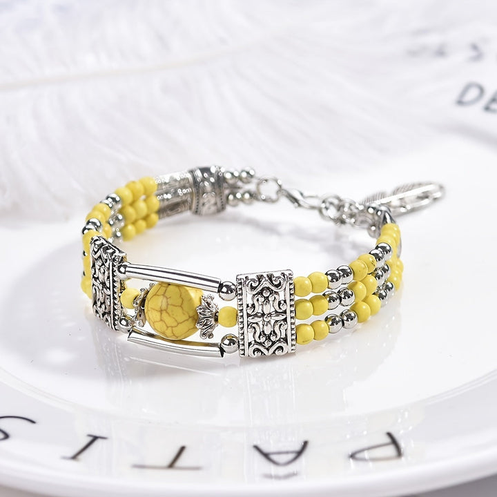 Jessae™ Natural Stone Bracelet with Artisan Style and Natural Energy