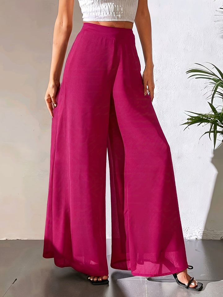 Tuvenyx | Wide Leg Pants with Elastic Waist and Flowing Fit