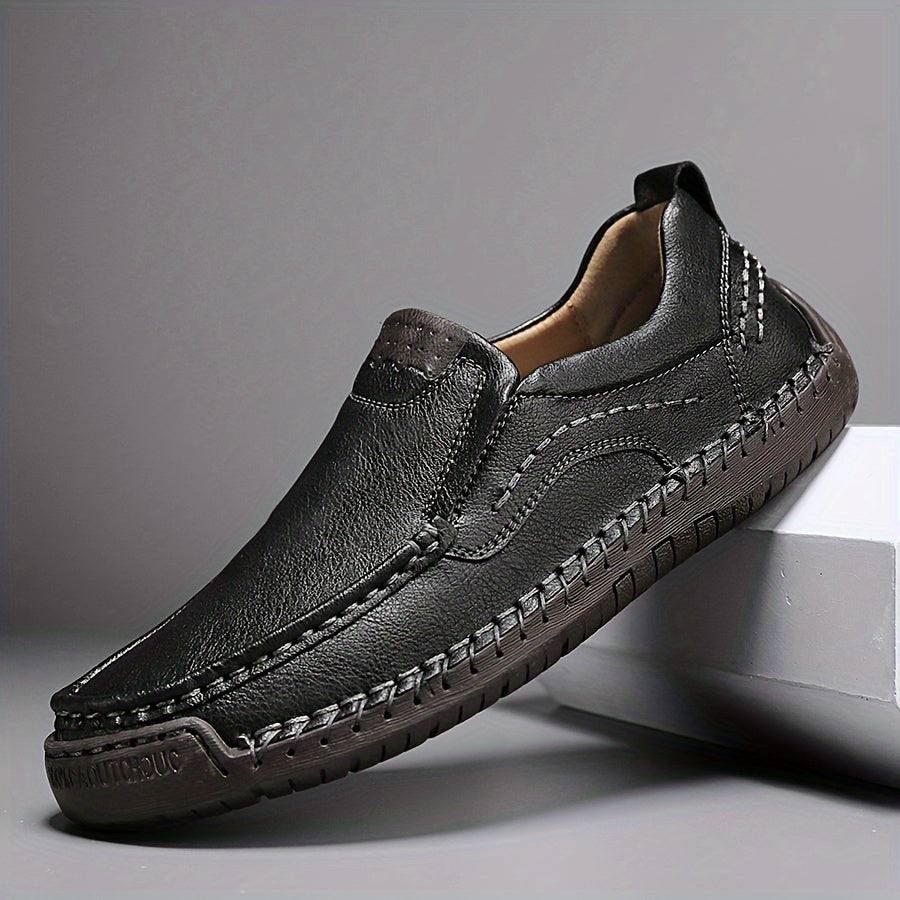 Zorvik | British Men's Loafers with Handcrafted Stitching and Non-Slip Sole