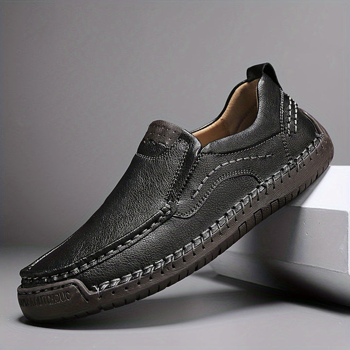 Zorvik | British Men's Loafers with Handcrafted Stitching and Non-Slip Sole