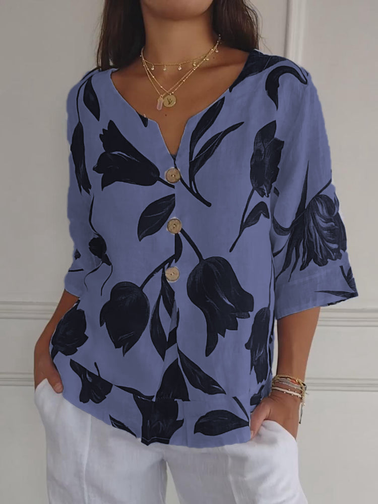 Jolirae™ Elegant Printed Dress with Comfortable Fit and Casual Style