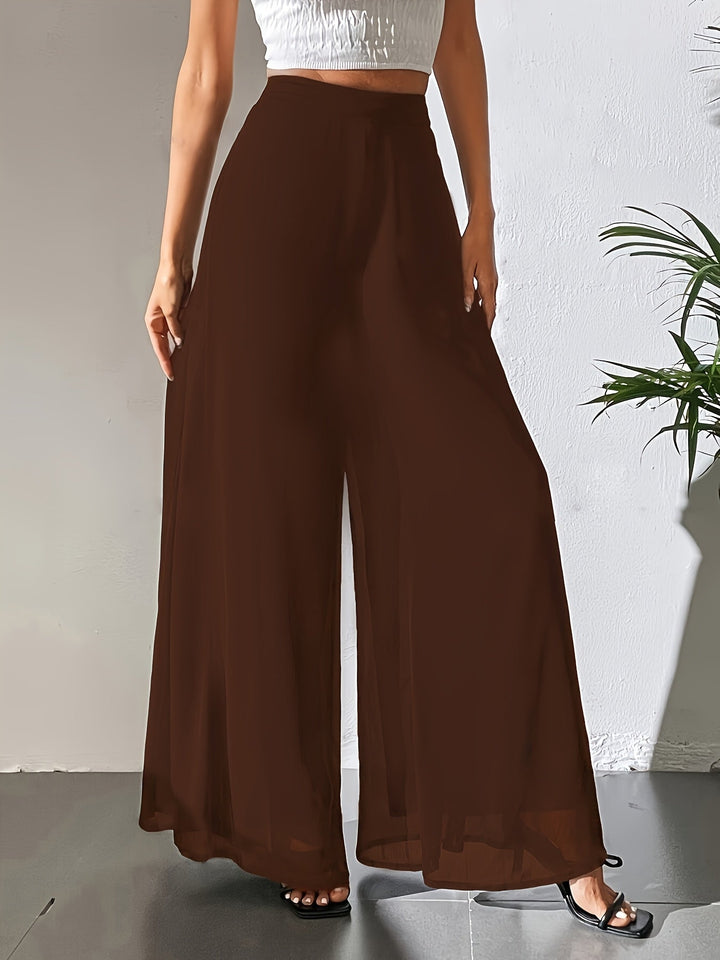 Tuvenyx | Wide Leg Pants with Elastic Waist and Flowing Fit