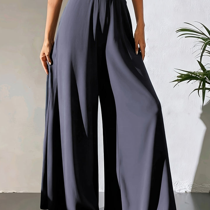 Tuvenyx | Wide Leg Pants with Elastic Waist and Flowing Fit