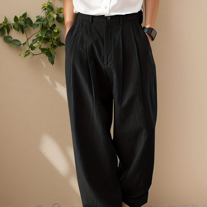 Vruxeth | Straight Leg Pants for Men with Relaxed Fit and Modern Style