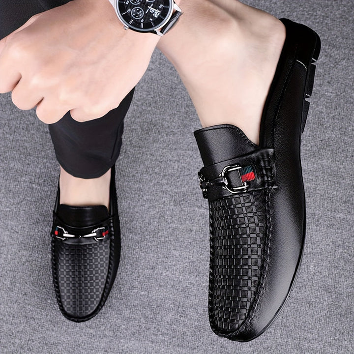 Caelric | Retro Mule Shoes for Men with Open Design and Maximum Comfort