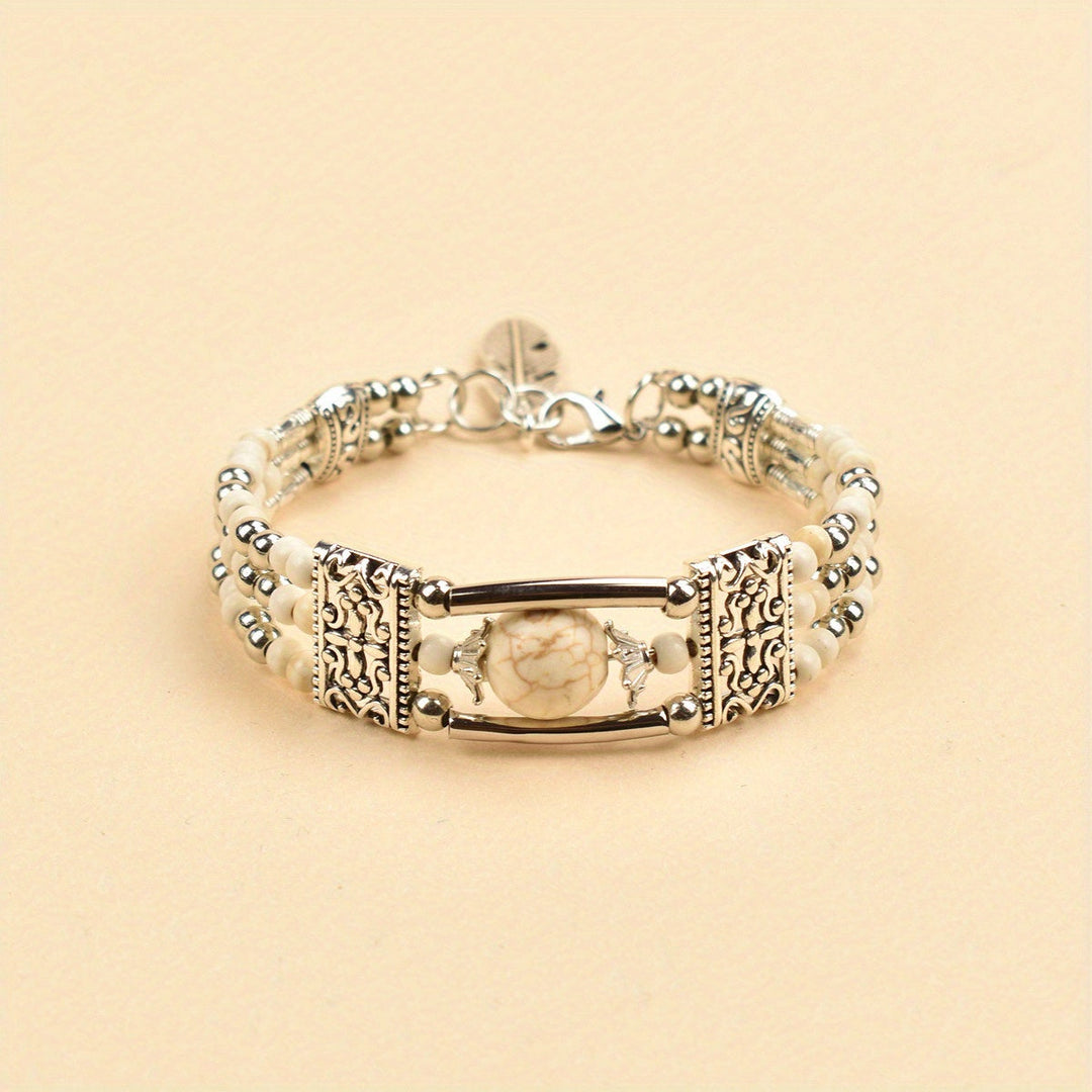 Jessae™ Natural Stone Bracelet with Artisan Style and Natural Energy