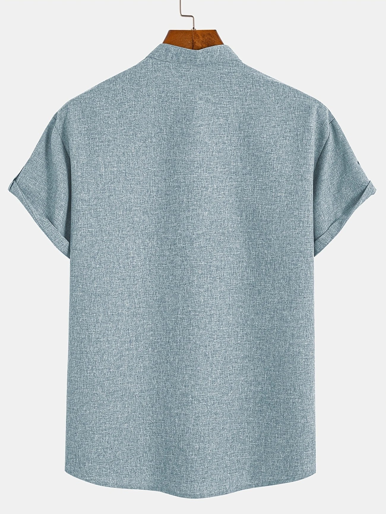 Hayes™ Elegant Short Sleeve High Neck Shirt