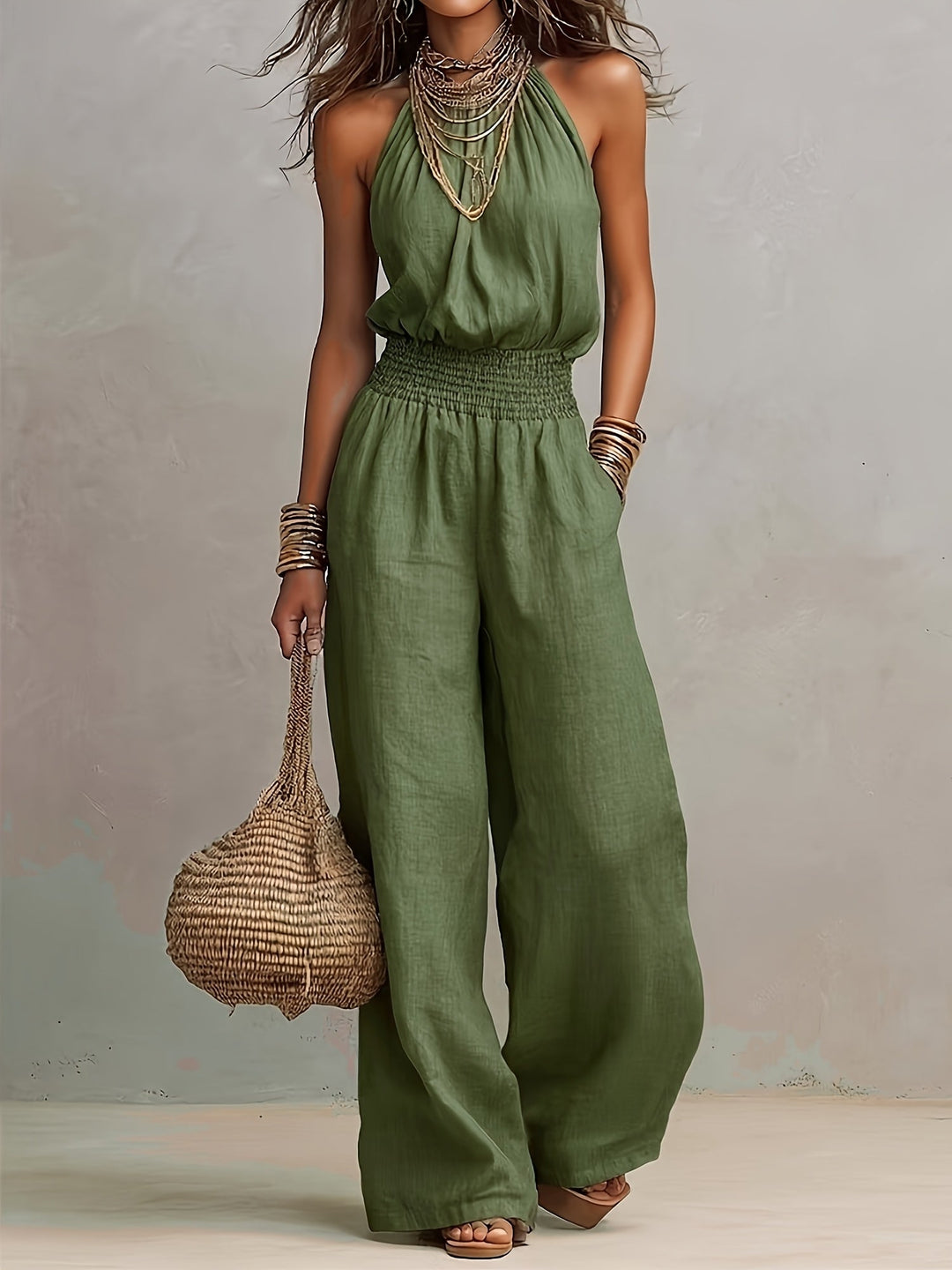 Lioraen™ Mono Elegant with Open Back and Relaxed Cut