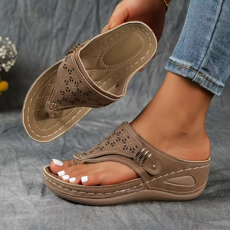 Navy™ Comfortable Heeled Sandals with Support