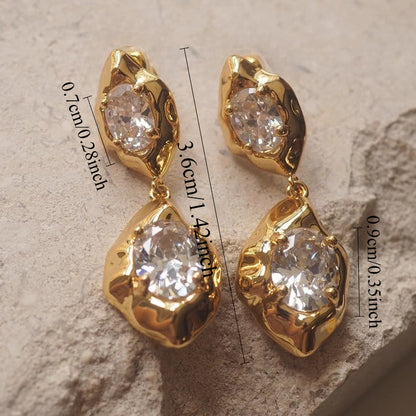 Xola™ Dangle Earrings with Brilliant Zirconia and Elegant Design