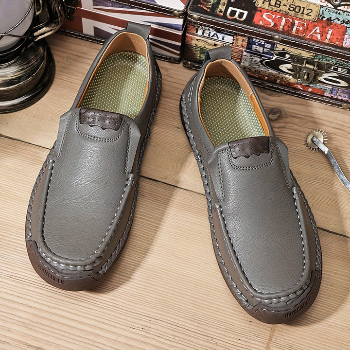 Zorvik | British Men's Loafers with Handcrafted Stitching and Non-Slip Sole