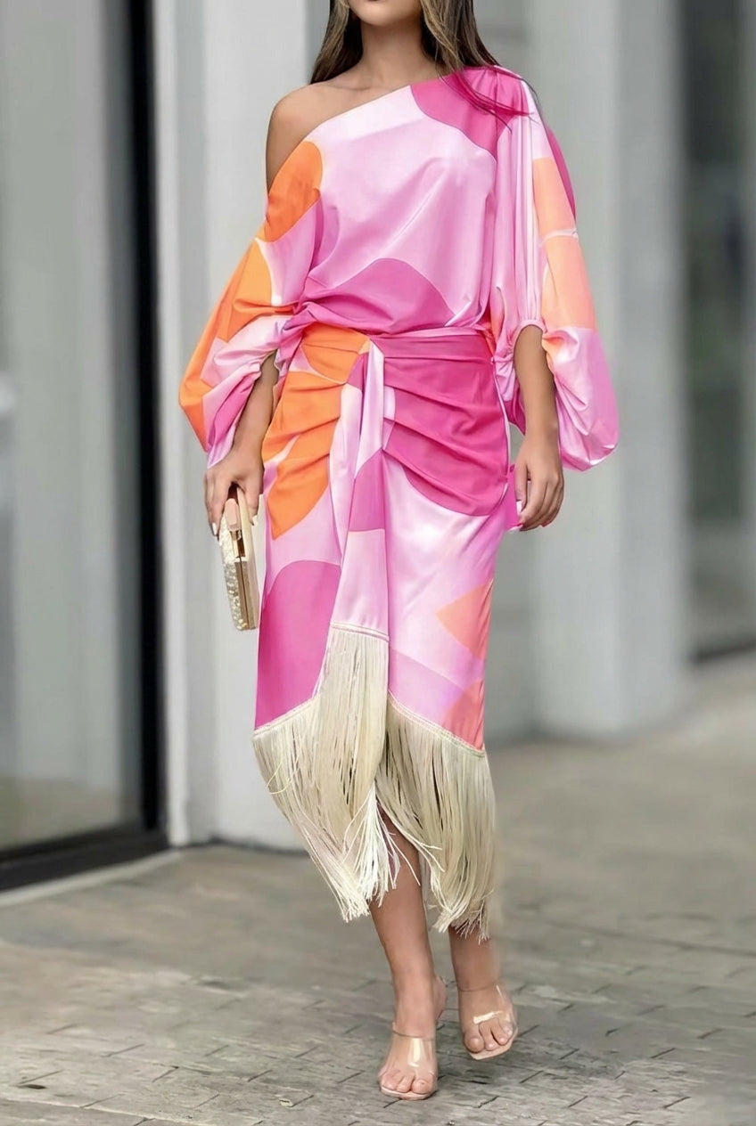 Sovira™ Two-Piece Set with Fringe and Elegant Style