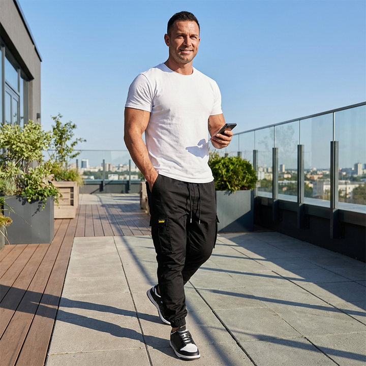 Aldric | Casual Cargo Pants for Men with Drawstring