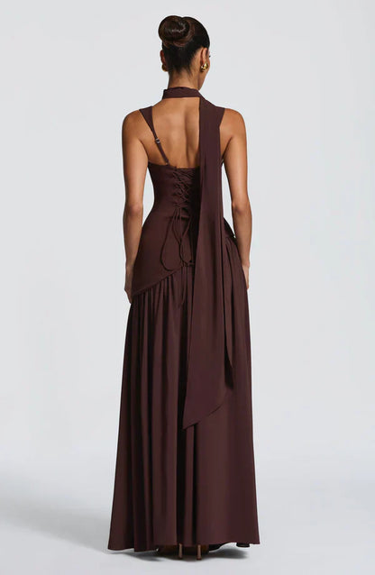 Story™ Long Lacquered Dress